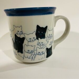 Vintage Otagiri Cats All Over Mug